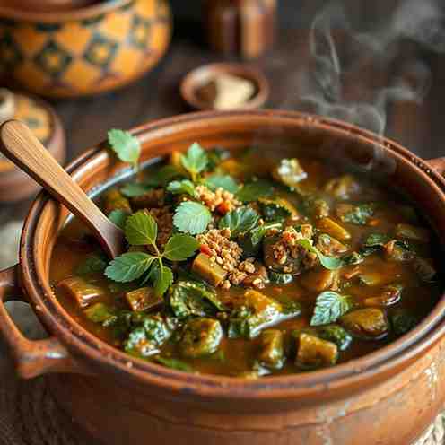 Free Ndolé Recipe - Cameroonian Bitterleaf Stew